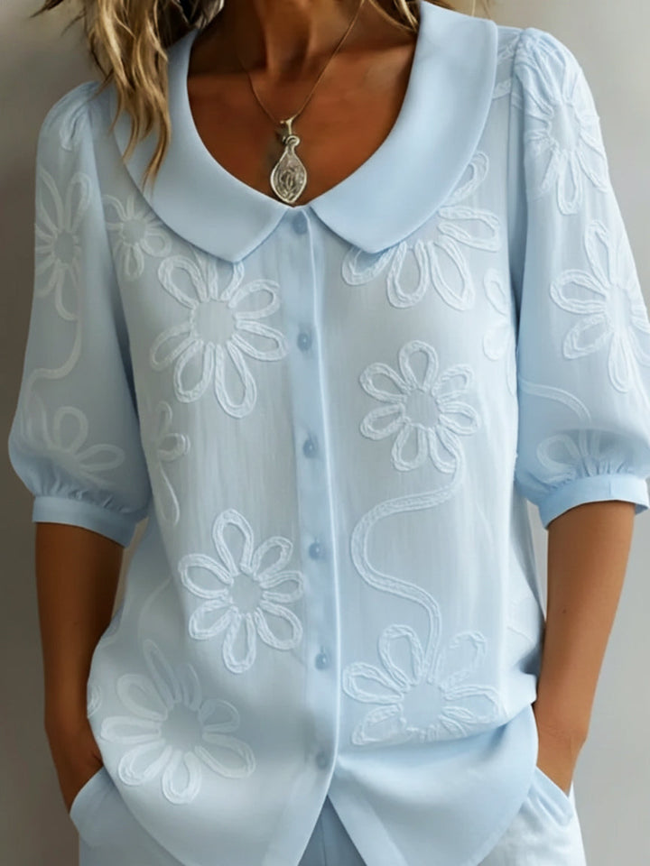 Kayleigh | Blouse florale légère – Élégance naturelle