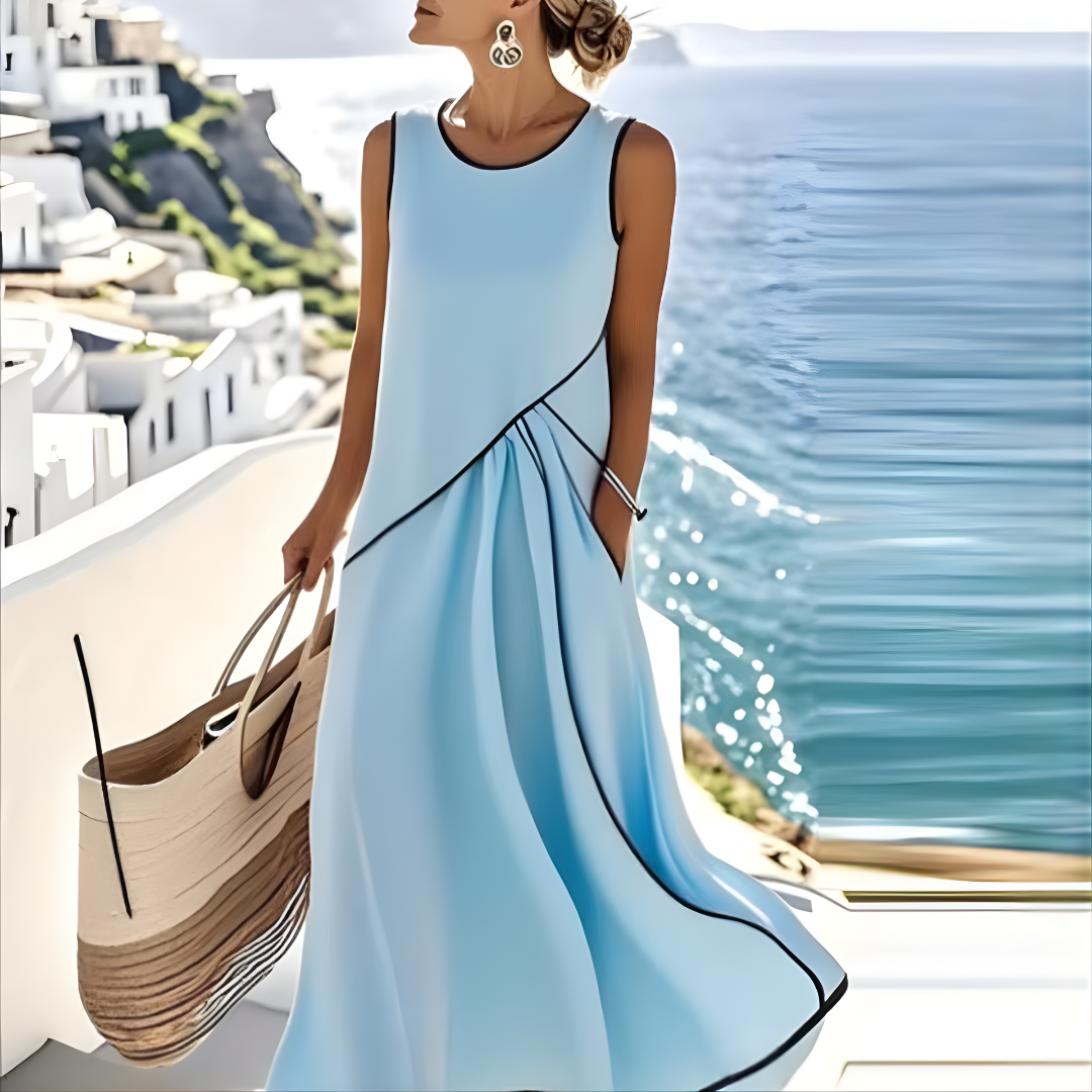 Fenny™ | Robe Élégante à Rayures