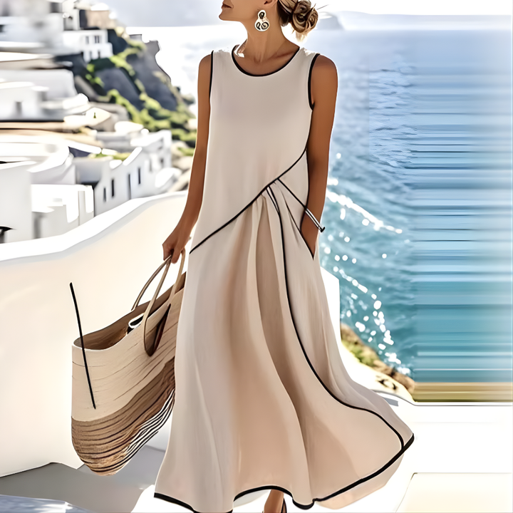 Fenny™ | Robe Élégante à Rayures