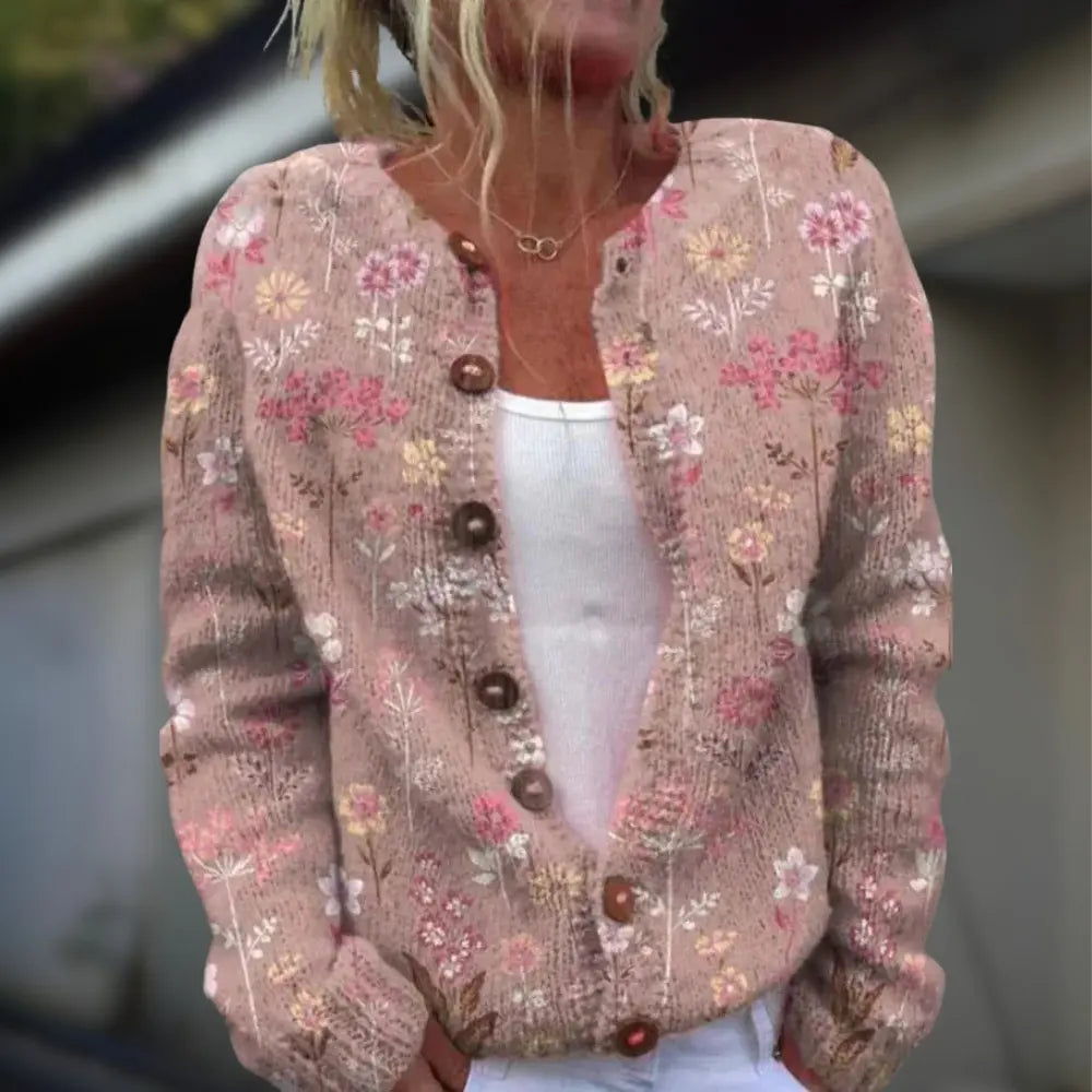 Eleanor™ | Gilet en maille à imprimé