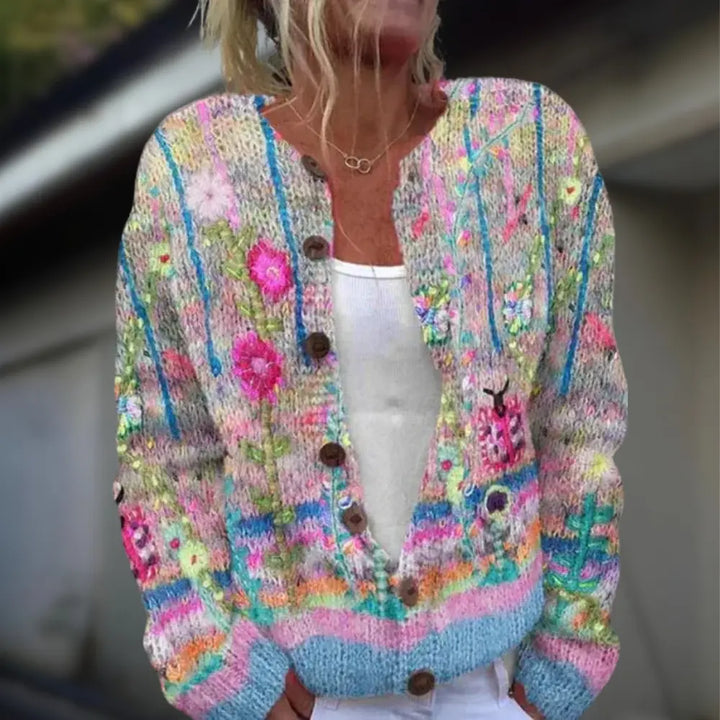 Romee™ | Gilet en maille à imprimé