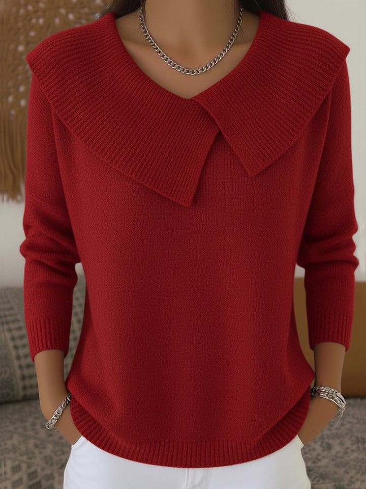 Lucia | Pull élégant à col doux