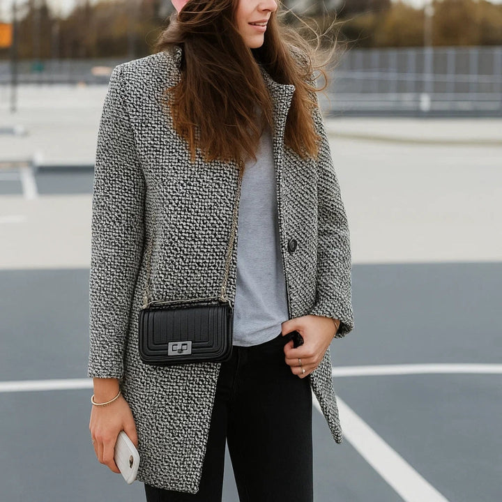 Nina™ | Veste en laine premium — élégance et chaleur pour l’hiver.