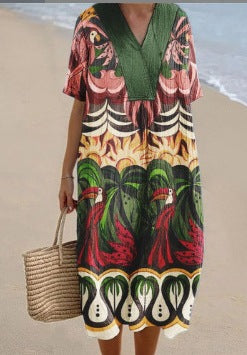 Diany™ | Robe Bohème Méditerranéenne