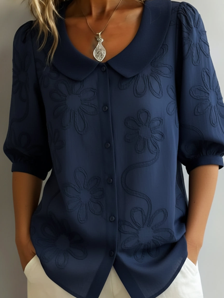 Kayleigh | Blouse florale légère – Élégance naturelle