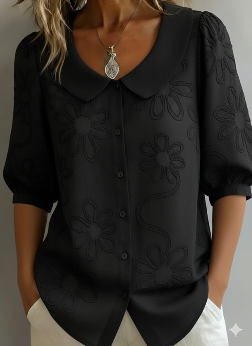 Kayleigh | Blouse florale légère – Élégance naturelle