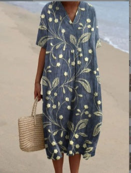 Diany™ | Robe Bohème Méditerranéenne