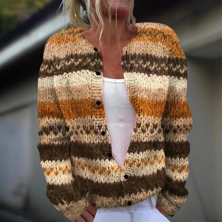 Mila™ | Gilet en maille à imprimé