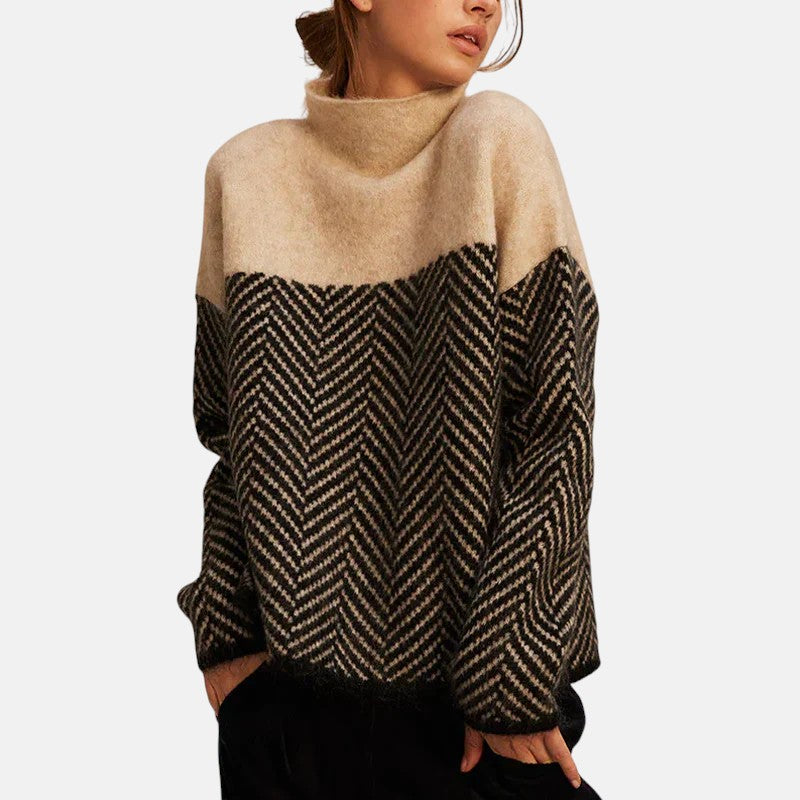 Zaya™ | Pull à col roulé en coton