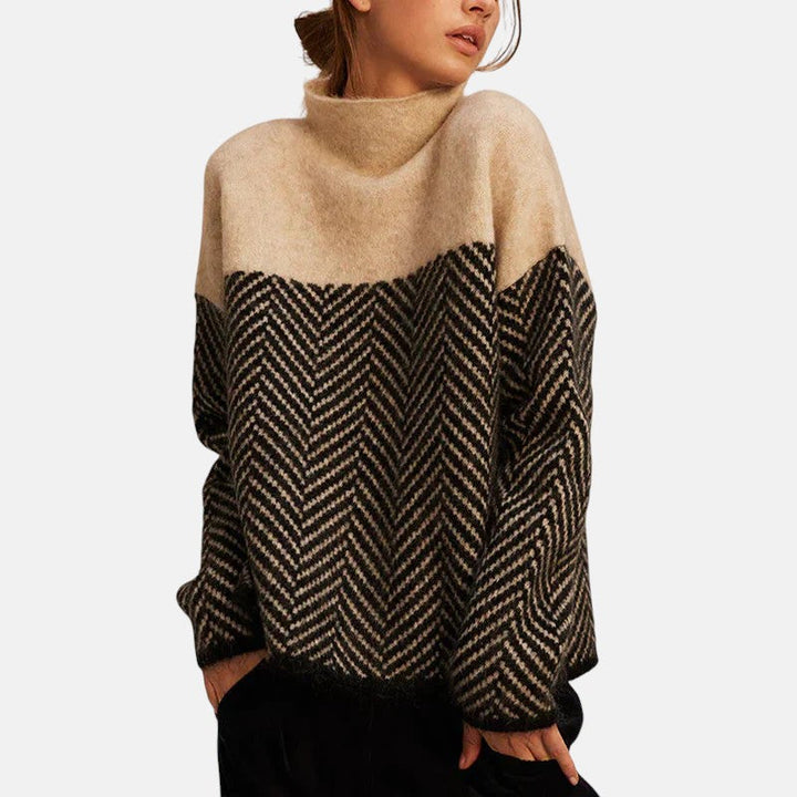 Zaya™ | Pull à col roulé en coton