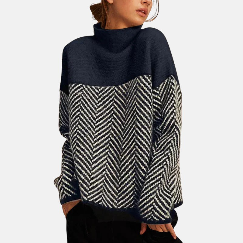 Zaya™ | Pull à col roulé en coton