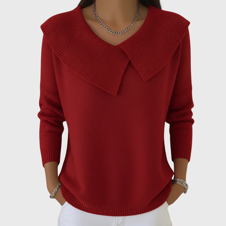 Lucia | Pull élégant à col doux