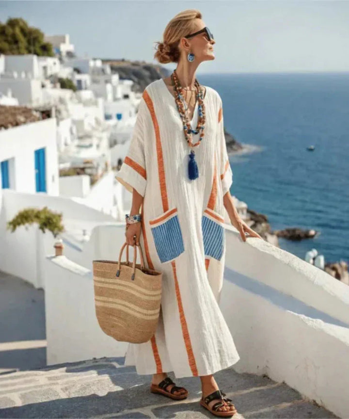 Astrid™ | Robe Méditerranéenne Fluide