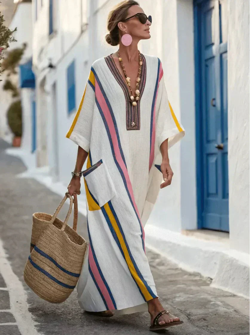 Astrid™ | Robe Méditerranéenne Fluide