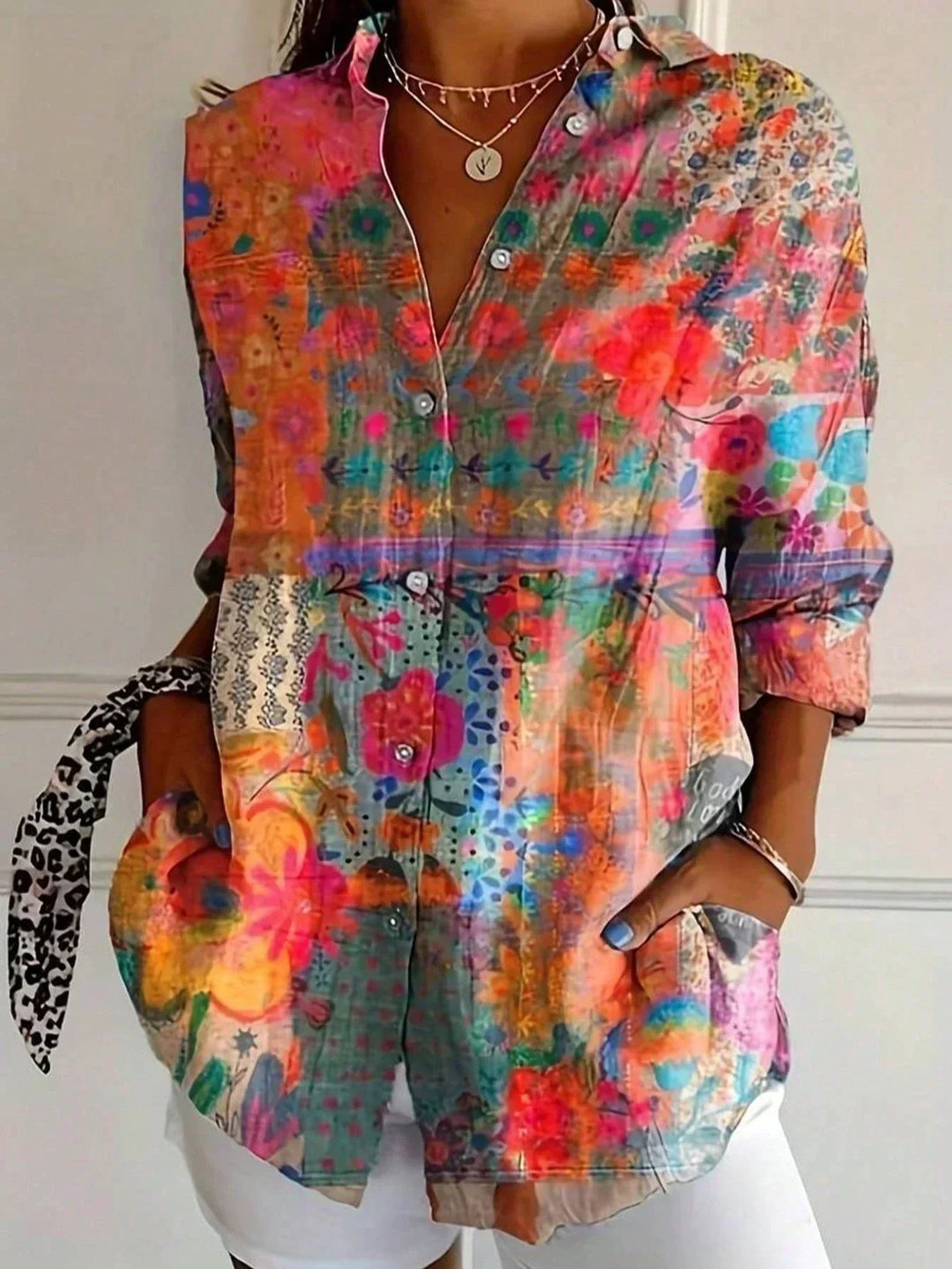 Élianne™ — Blouse élégante aux couleurs durables