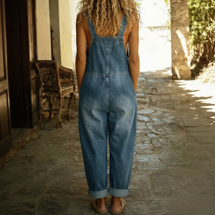 Rocio™ – Combinaison en denim casual avec boucle ajustable
