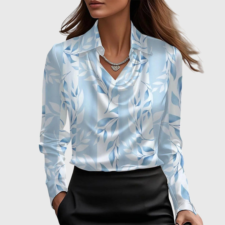 Nora™ – Blouse satinée élégante