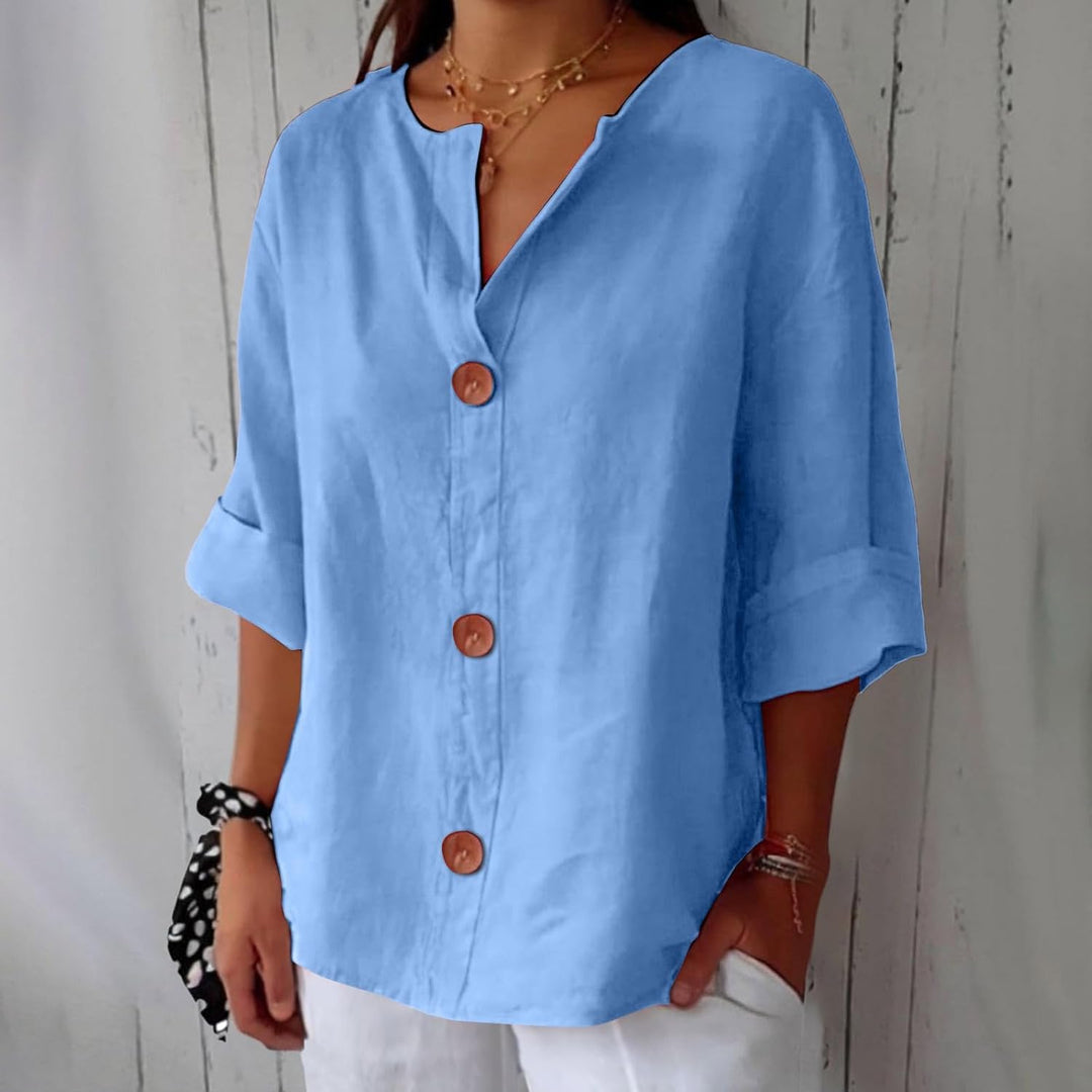 Chemise en lin pour femme — Élégance respirante pour l’été
