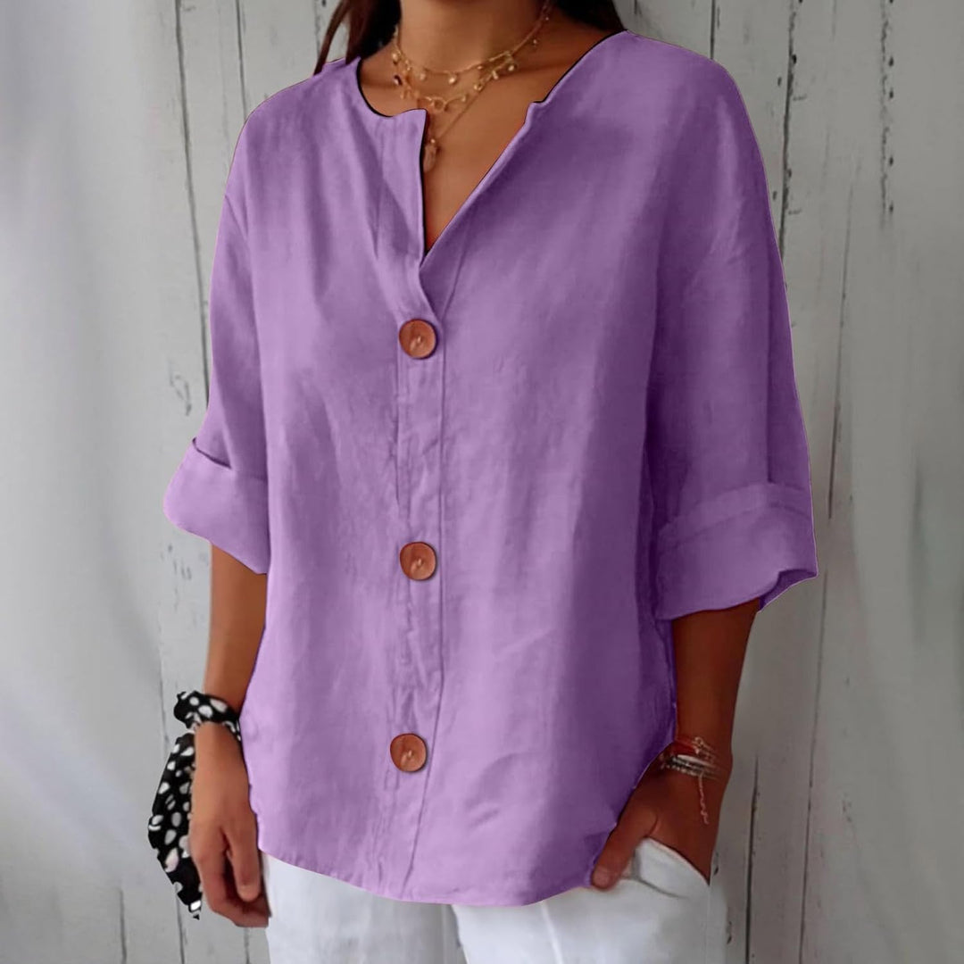 Chemise en lin pour femme — Élégance respirante pour l’été