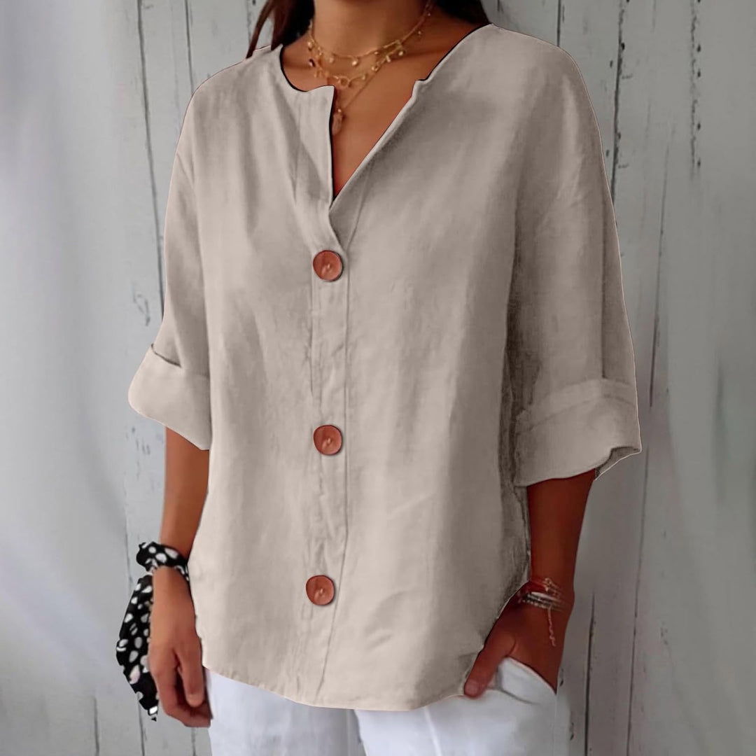 Chemise en lin pour femme — Élégance respirante pour l’été