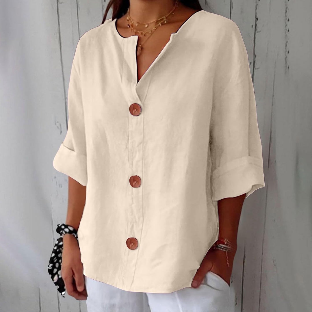Chemise en lin pour femme — Élégance respirante pour l’été