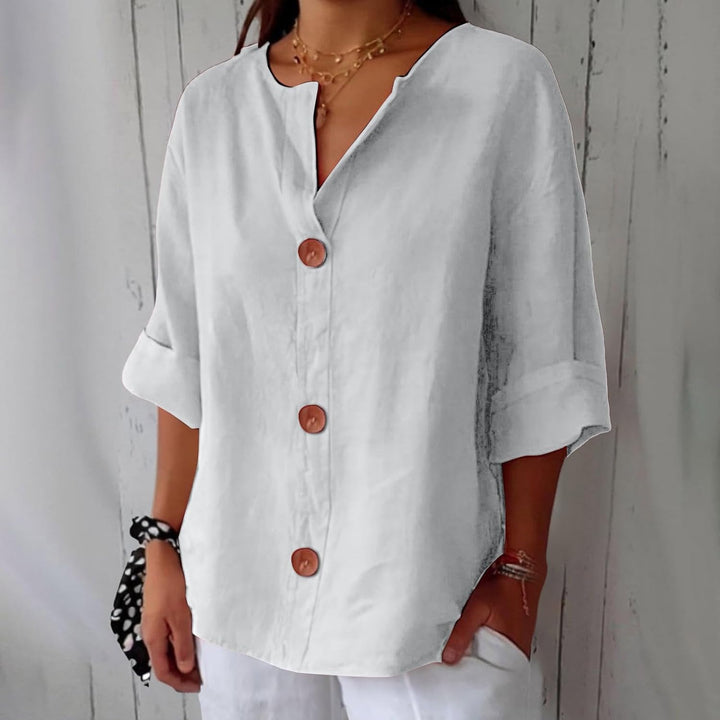 Chemise en lin pour femme — Élégance respirante pour l’été