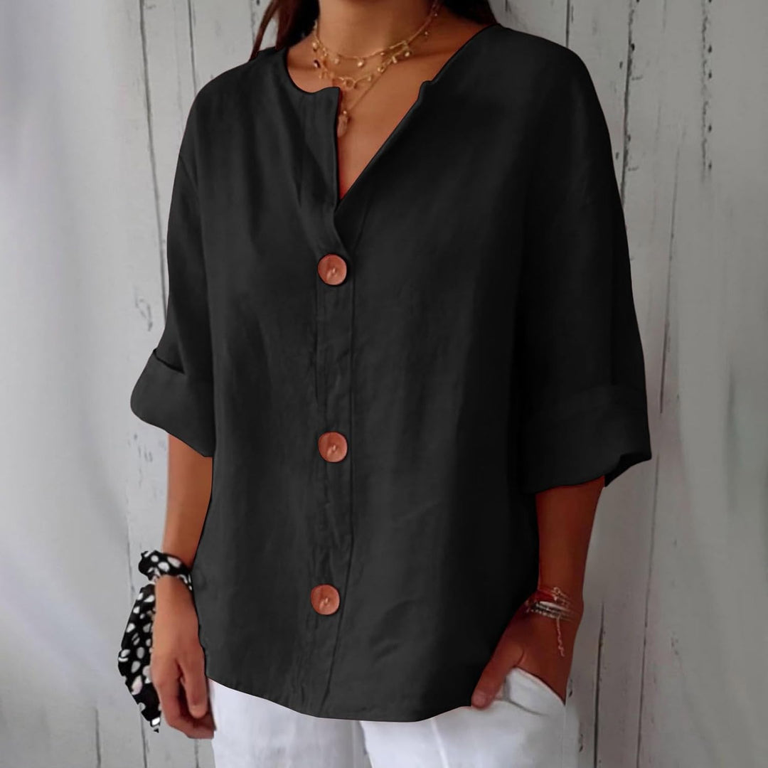 Chemise en lin pour femme — Élégance respirante pour l’été