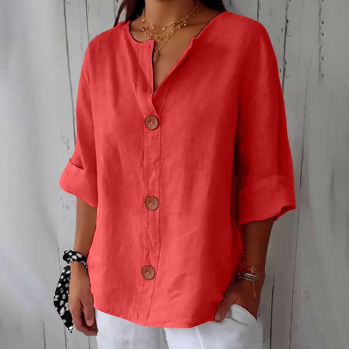Chemise en lin pour femme — Élégance respirante pour l’été