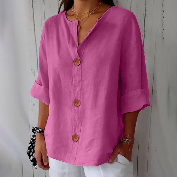 Chemise en lin pour femme — Élégance respirante pour l’été
