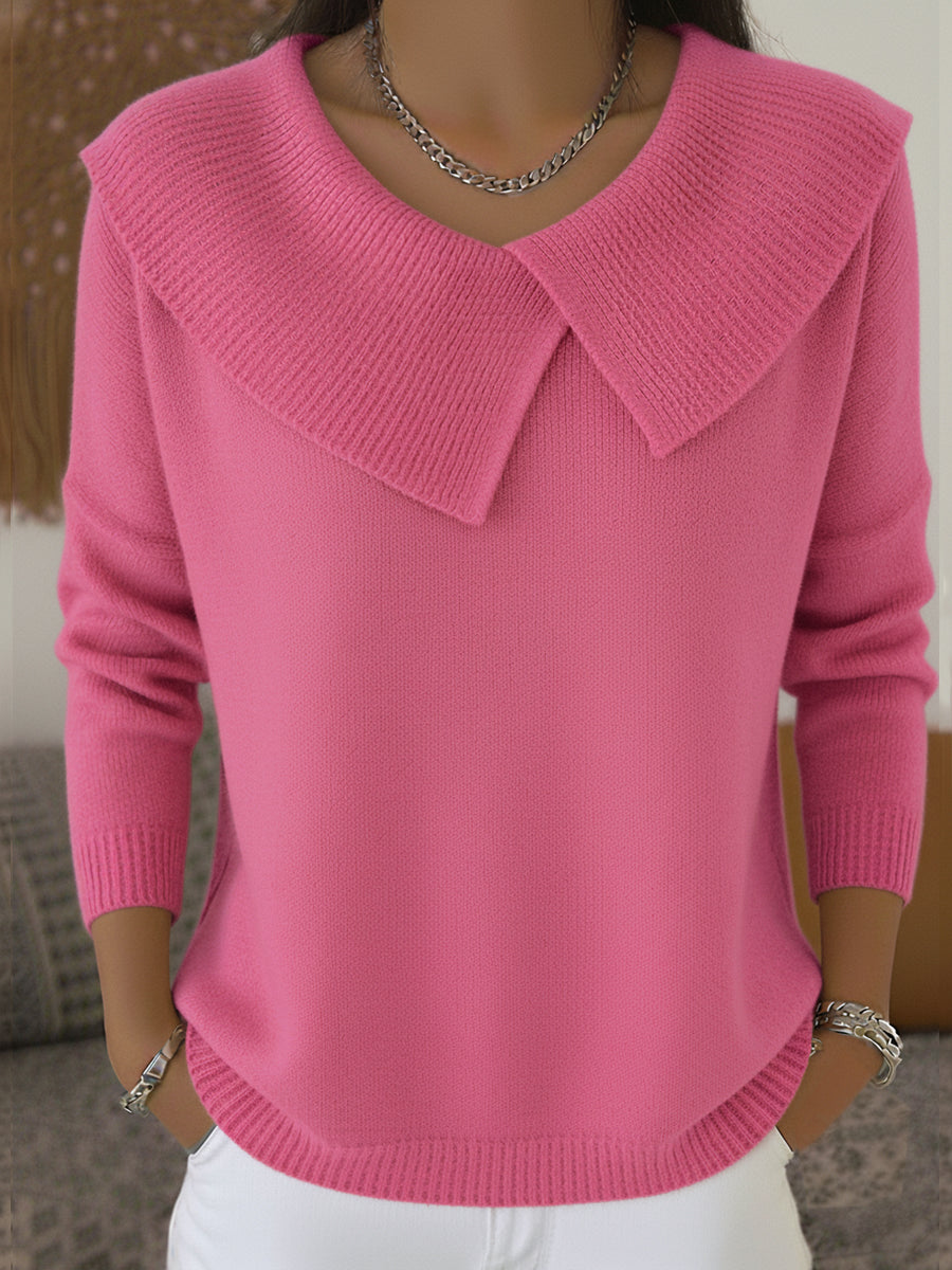 Lucia | Pull élégant à col doux