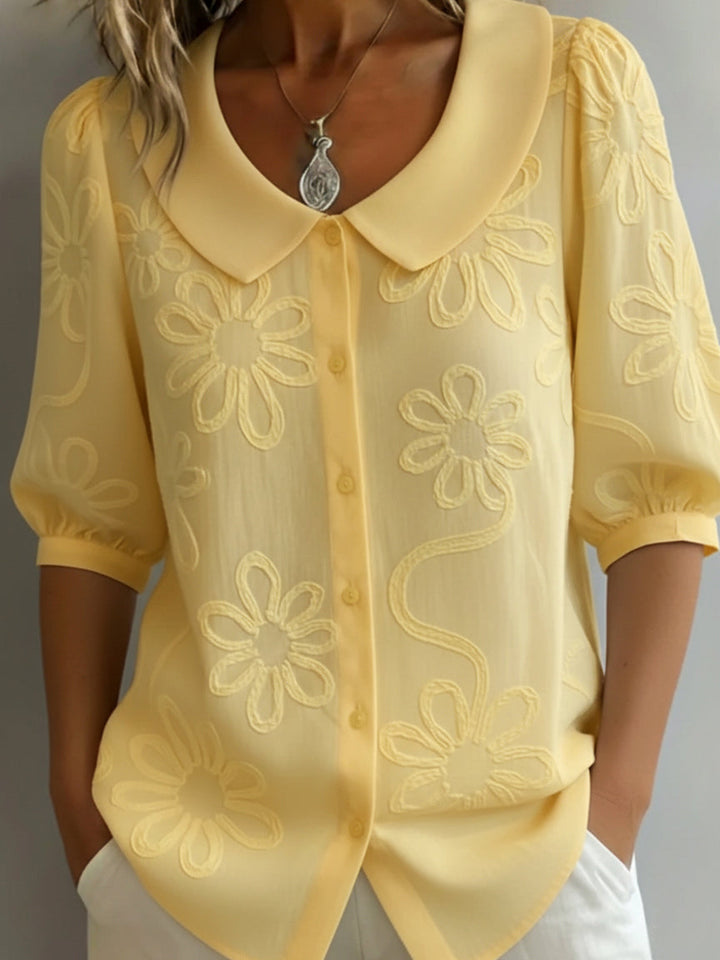 Kayleigh | Blouse florale légère – Élégance naturelle