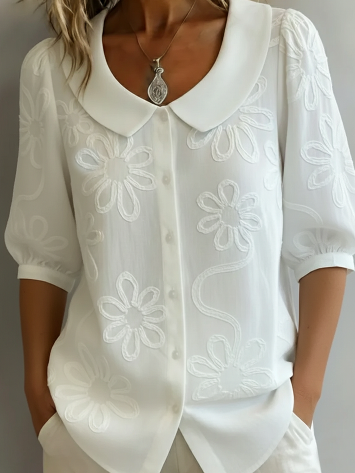 Kayleigh | Blouse florale légère – Élégance naturelle