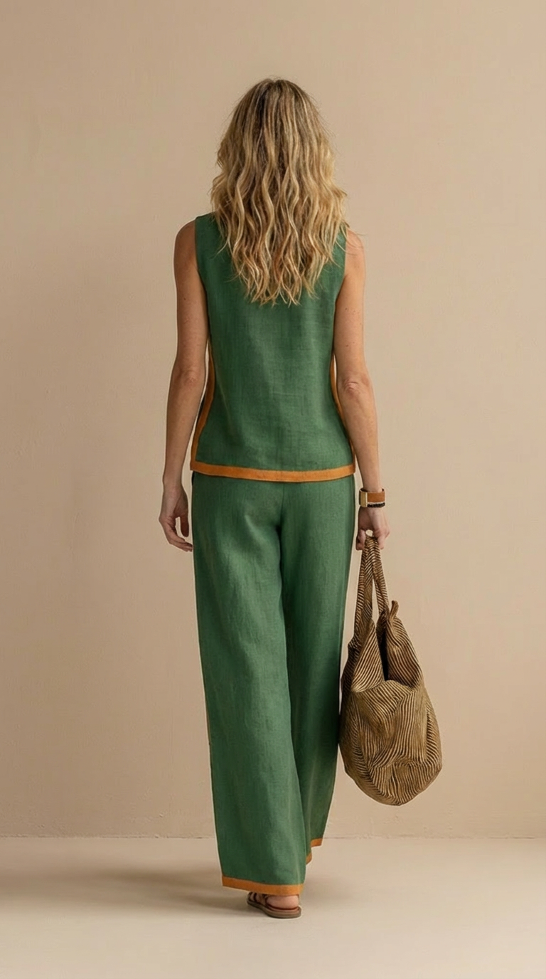 Paula™ | Ensemble en lin et coton