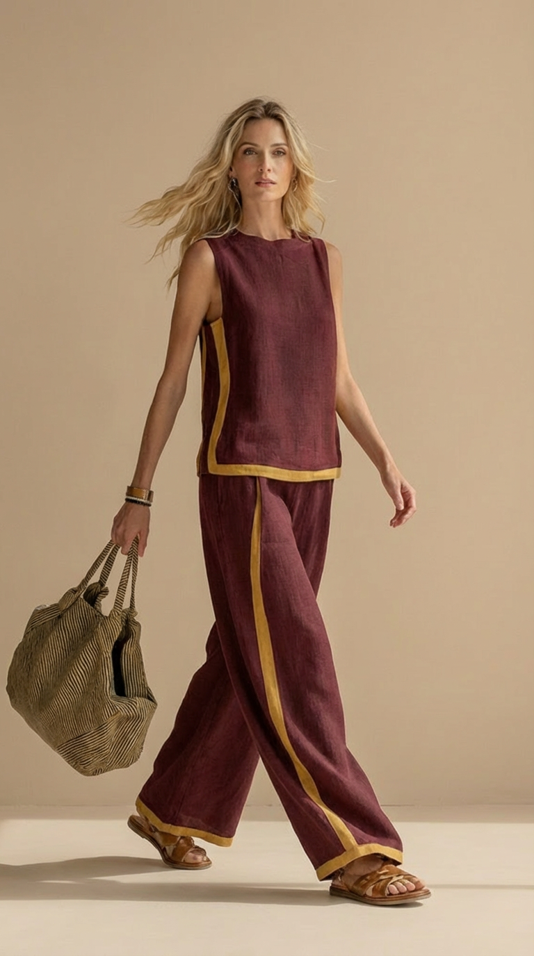 Paula™ | Ensemble en lin et coton