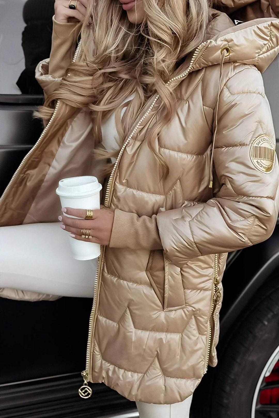 Natalia™ | Veste longue matelassée