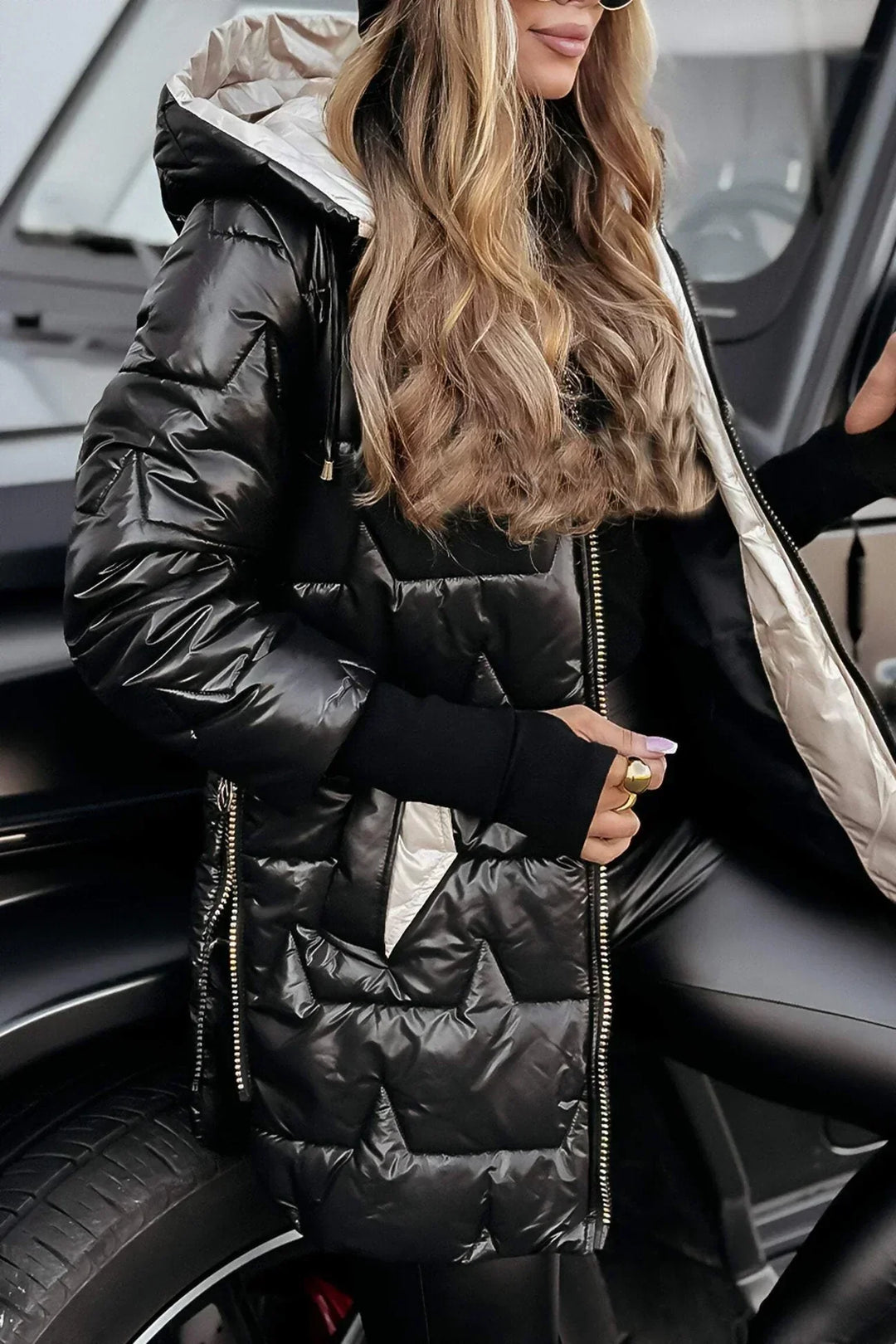 Natalia™ | Veste longue matelassée