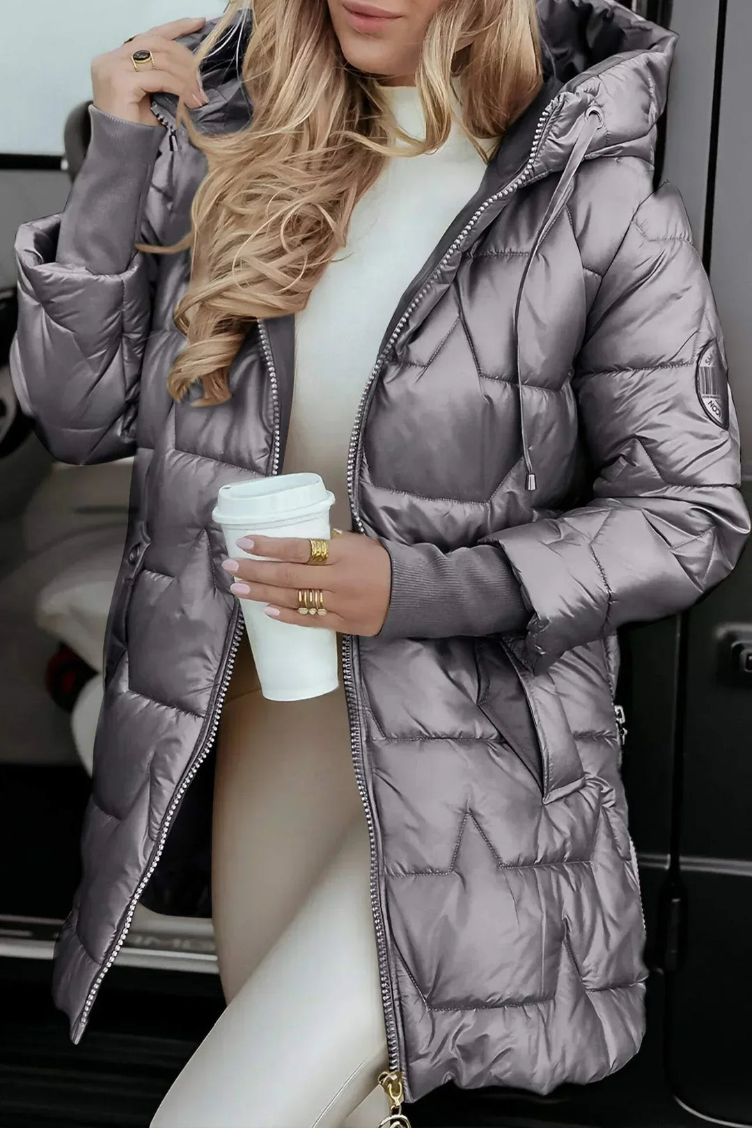 Natalia™ | Veste longue matelassée