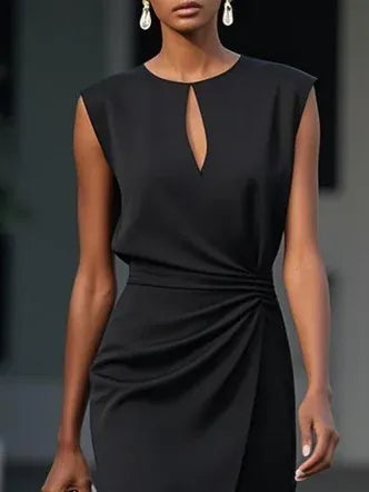 María | Robe midi au design élégant