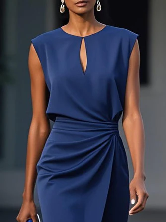 María | Robe midi au design élégant