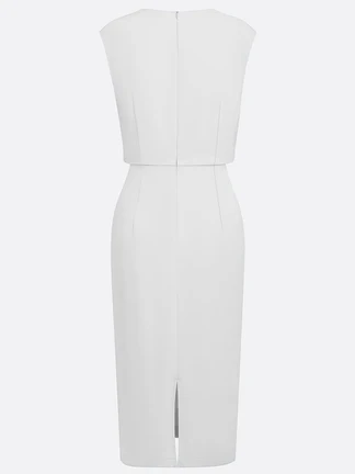 María | Robe midi au design élégant