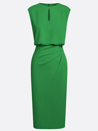 María | Robe midi au design élégant
