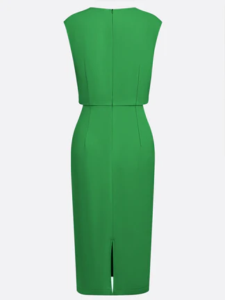 María | Robe midi au design élégant