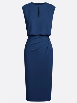 María | Robe midi au design élégant