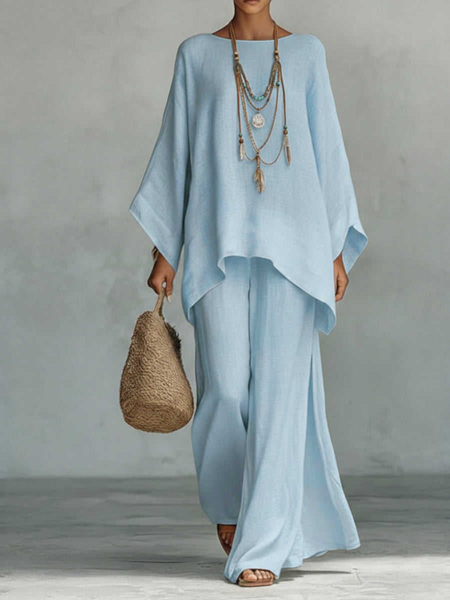 Celine™ | Ensemble élégant deux pièces en lin