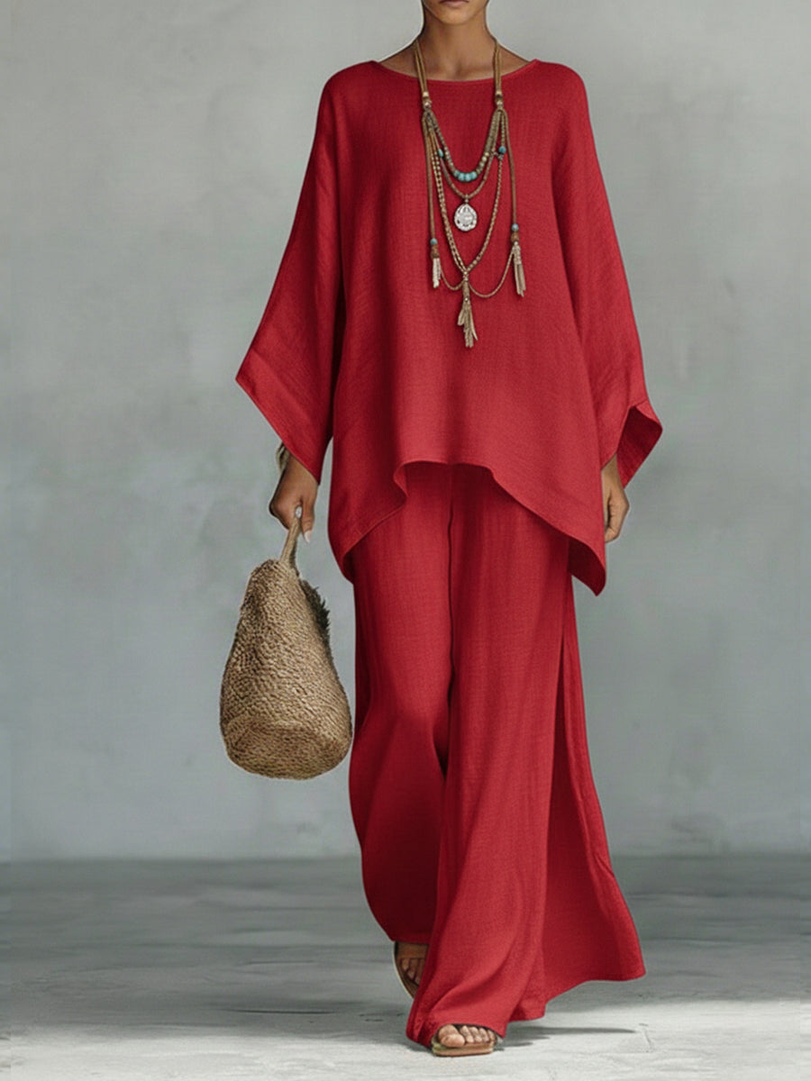 Celine™ | Ensemble élégant deux pièces en lin